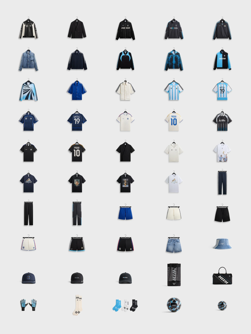 Messi x Kith project artwork
