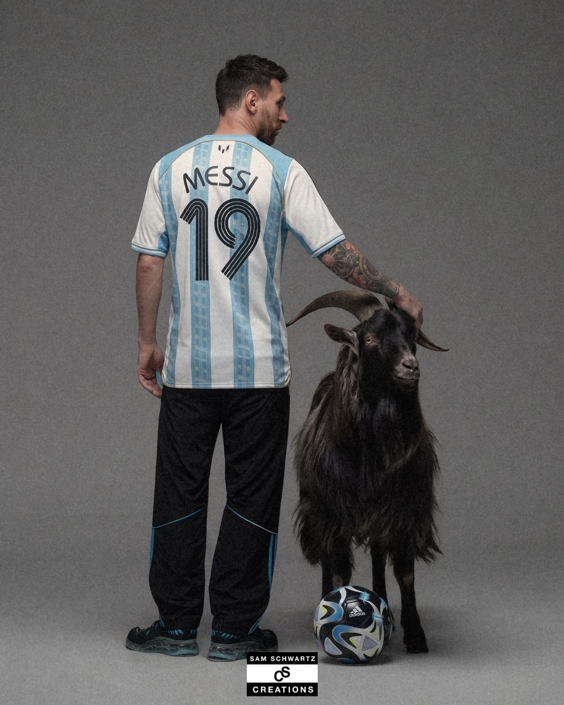 Messi x Kith key visual