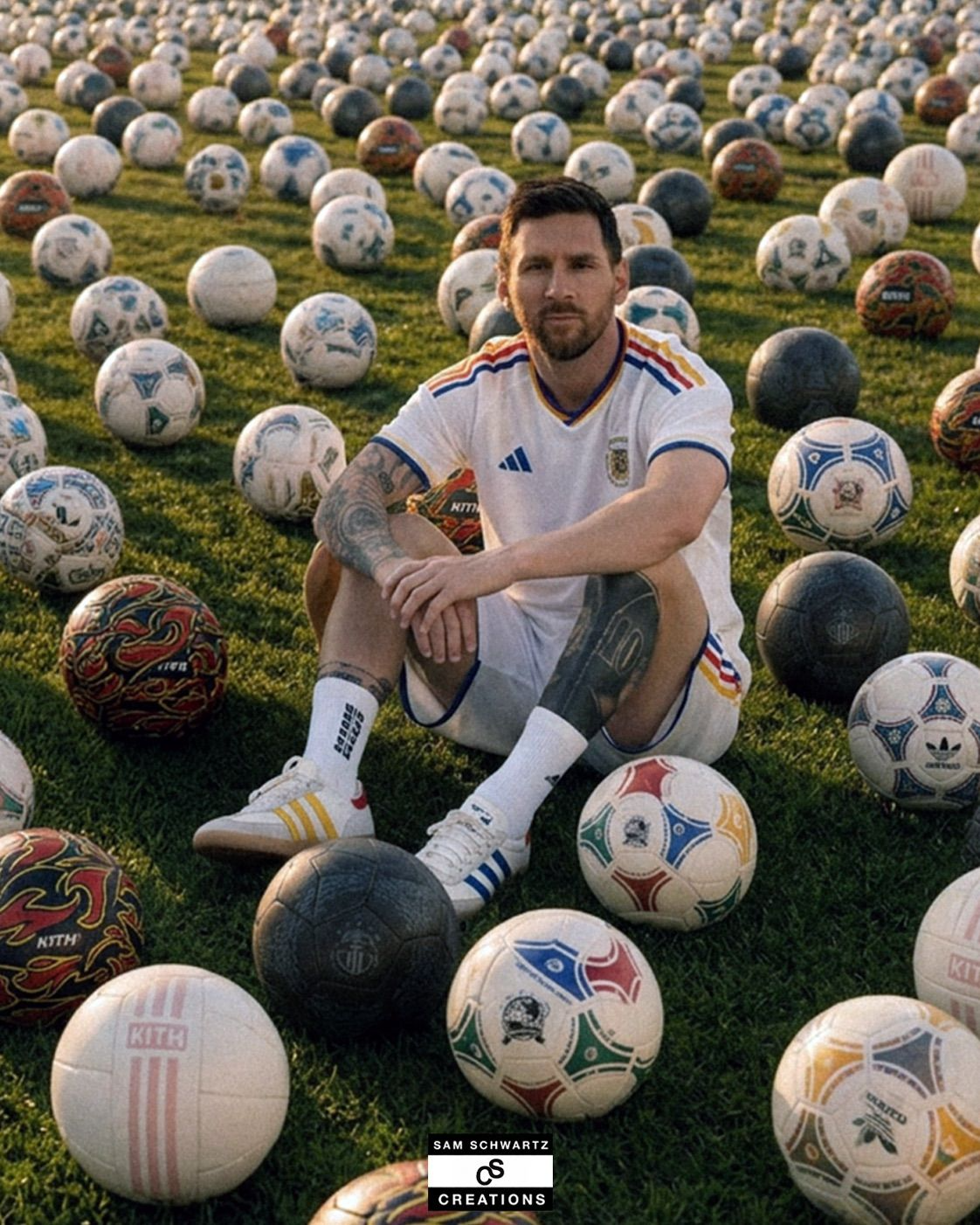 Messi x Kith artwork 2